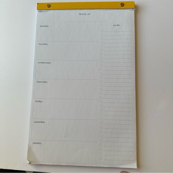 Large Weekly Planner Notepad from Target - Picture 2 of 8